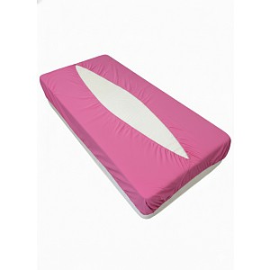 Jersey prostěradlo obálkového střihu 90x200 světle růžová