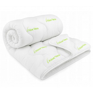 Akční Celoroční přikrývka z dutého vlákna ALOE VERA 140x200