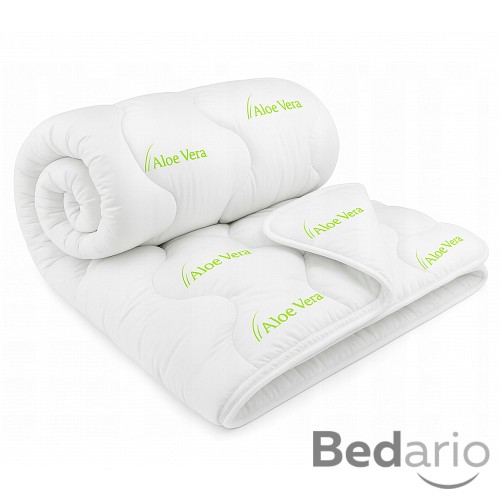 Akční Celoroční přikrývka z dutého vlákna ALOE VERA 140x200