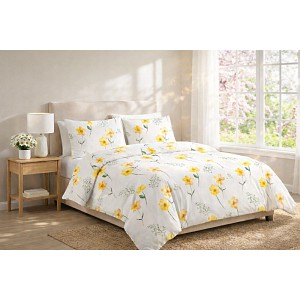 Bavlněné povlečení DELUXE 140x200+70x90 Doteky jara