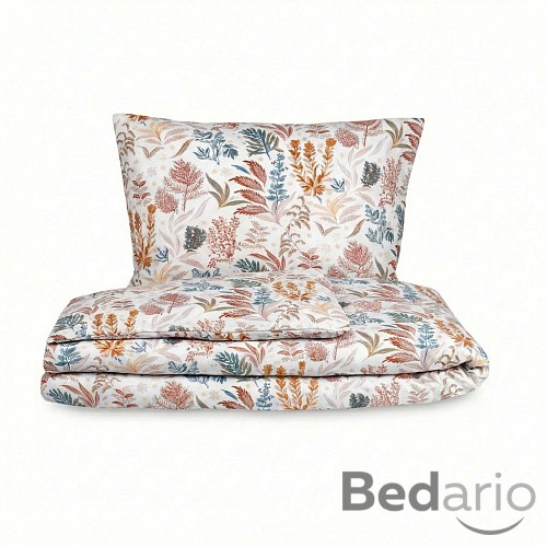 Saténové povlečení LUXURY COLLECTION 140x200+70x90 CORAL garden