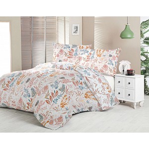 Saténové povlečení LUXURY COLLECTION 140x200+70x90 CORAL garden