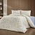 Krepové povlečení DeLuxe 140x200+70x90 Zlaté kvítí