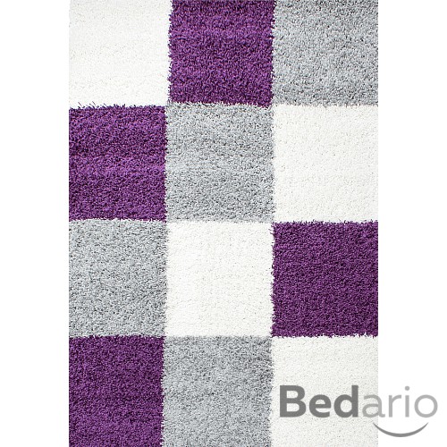 Kusový koberec Life Shaggy 1501 lila 60x110