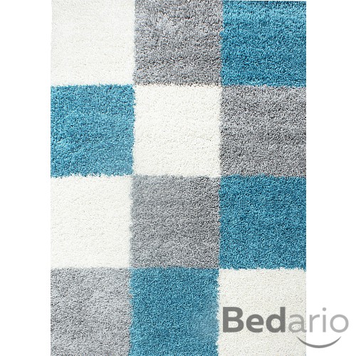 Kusový koberec Life Shaggy 1501 tyrkys 80x250