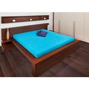 Jersey prostěradlo obálkového střihu 80x200 tyrkysová