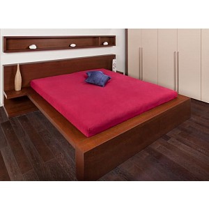 Jersey prostěradlo obálkového střihu 100x200 bordová