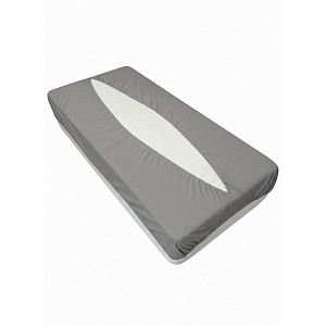 Jersey prostěradlo obálkového střihu 100x200 šedá