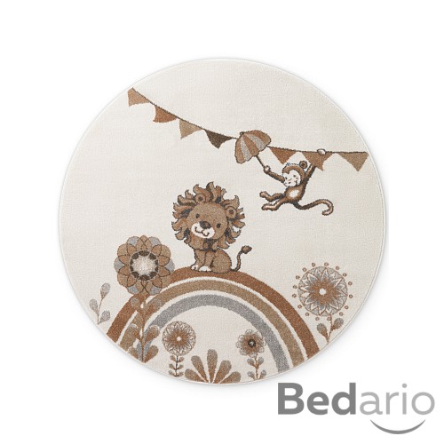 Dětský kusový koberec Villeroy & Boch Boho Kids 106307 Cream Multicolor kruh 160x160 (průměr) kruh