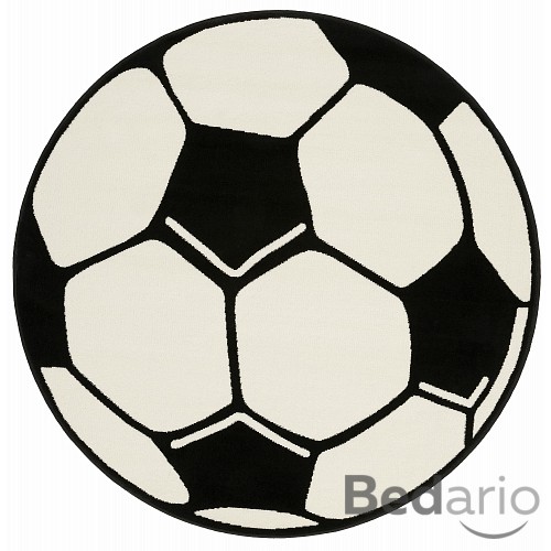 Dětský kusový koberec Prime Pile Fussball 100015 - 100x100 (průměr) kruh