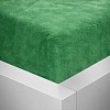 Mikroplyšové prostěradlo 180x200 Elegance - Tmavě zelená
