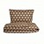 Saténové povlečení LUXURY COLLECTION 140x200+70x90 CARERO béžové