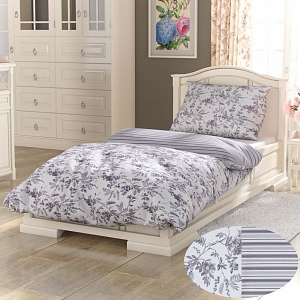 Bavlněné povlečení PROVENCE COLLECTION 140x200+70x90 MONTERA šedá