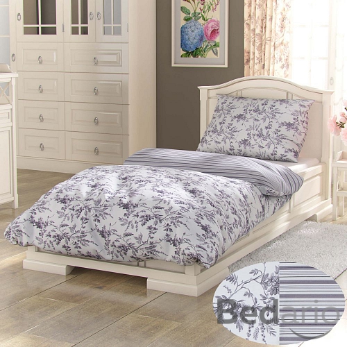 Bavlněné povlečení PROVENCE COLLECTION 140x200+70x90 MONTERA šedá