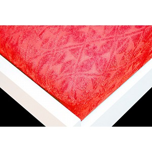 Žakárové prostěradlo 220x200 Premium - Červená