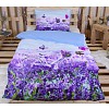 3D povlečení 140x200+70x90 Violet Garden