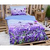 3D povlečení 140x200+70x90 Violet Garden