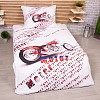 3D povlečení 140x200+70x90 Chopper Red