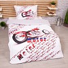 3D povlečení 140x200+70x90 Chopper Red