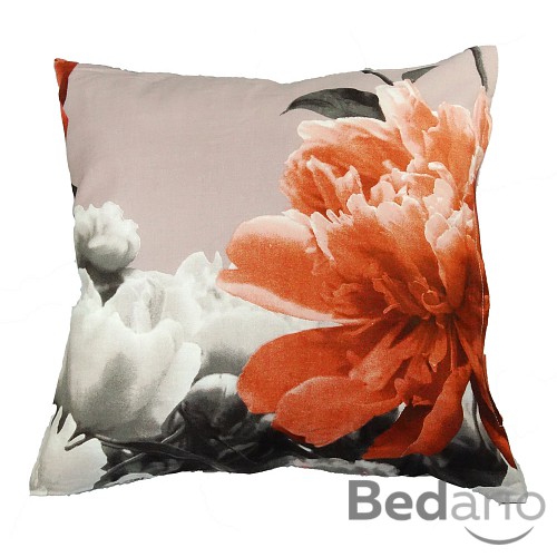 Bavlněný povlak Pivoňky Červené 40x40