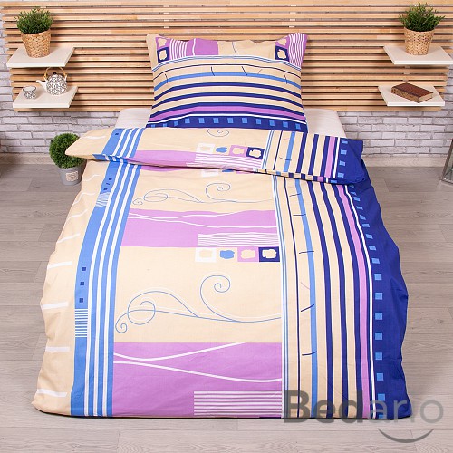 Bavlněné povlečení 140x200+70x90 Vanilla