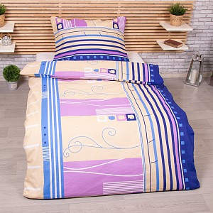 Bavlněné povlečení 140x200+70x90 Vanilla