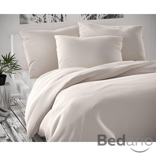 Saténové francouzské povlečení LUXURY COLLECTION 220x200+2x70x90cm bílé