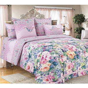 Perkalové francouzské povlečení ELEGANCE 220x200+2x70x90