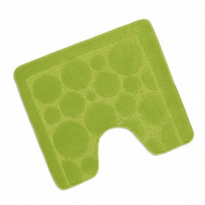 WC předložka 50x60cm světle zelená bublina