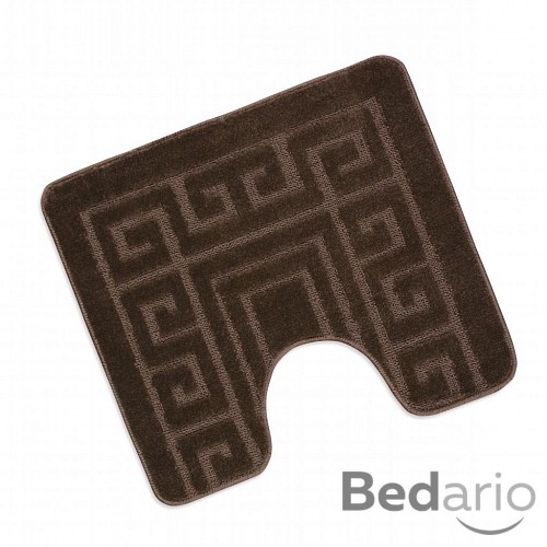 WC předložka 50x60cm tmavě hnědá romance