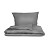 Saténové francouzské povlečení LUXURY COLLECTION 220x200+2x70x90cm tmavě šedé