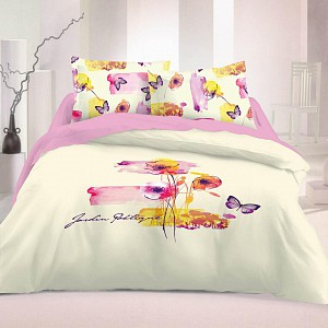 Saténové povlečení LUXURY COLLECTION 140x200+70x90cm ART