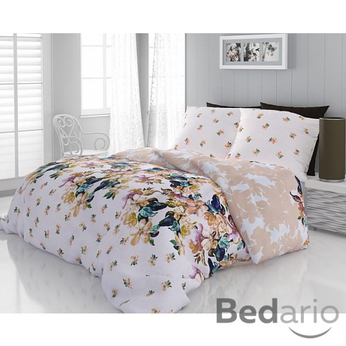 Saténové prodloužené povlečení LUXURY COLLECTION 140x220+70x90cm Laura