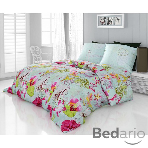 Saténové prodloužené povlečení LUXURY COLLECTION 140x220+70x90cm Jadore