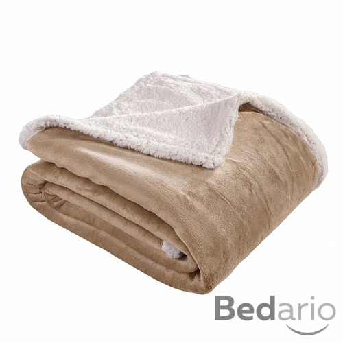 Deka beránek 150x200 - Béžová