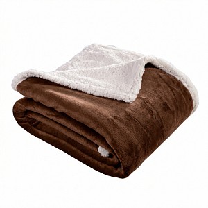 Deka beránek 150x200 - Hnědá