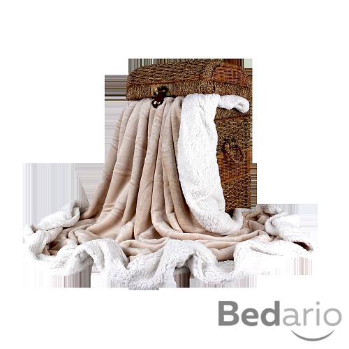 Deka beránek 150x200 - Světle Béžová