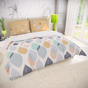 Francouzské bavlněné povlečení DELUXE 240x200+2x70x90 SERENA