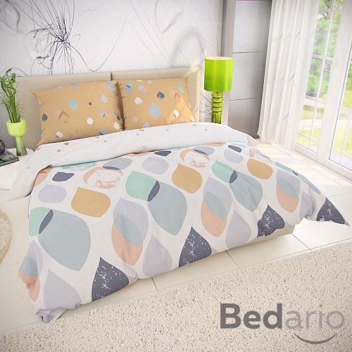 Francouzské bavlněné povlečení DELUXE 240x200+2x70x90 SERENA