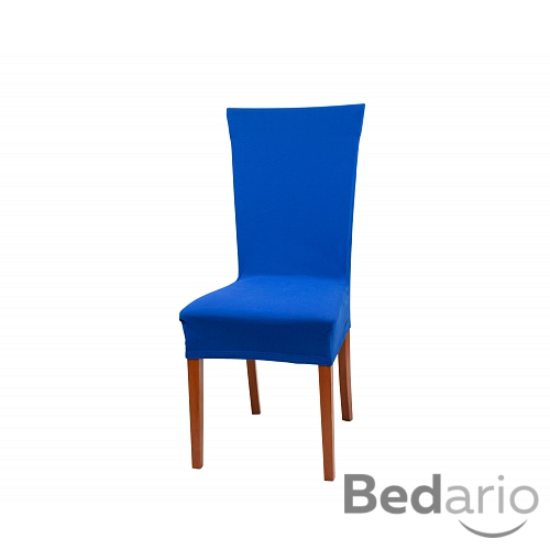 Univerzální elastický potah na židli Jersey - Modrá