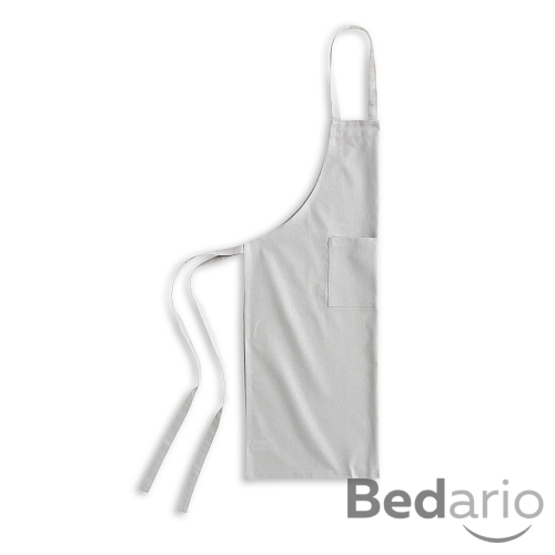 Kuchyňská zástěra - Světle šedá