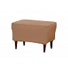 Potah na taburet Galena - Hnědá