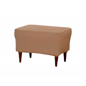 Potah na taburet Galena - Hnědá