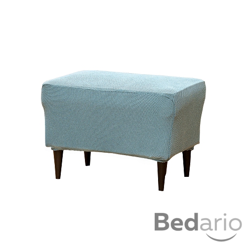 Potah na taburet Galena - Petrolejová