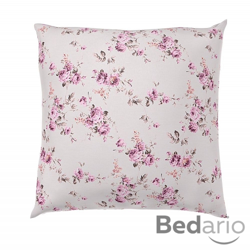 Bavlněný povlak na polštář PROVENCE COLLECTION 50x50 ROSE fialové