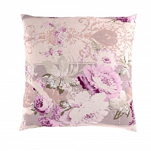 Bavlněný povlak na polštář PROVENCE COLLECTION 50x50 MARGOT fialová