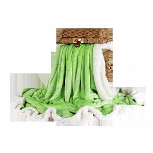 Deka beránek 150x200 - Zelená