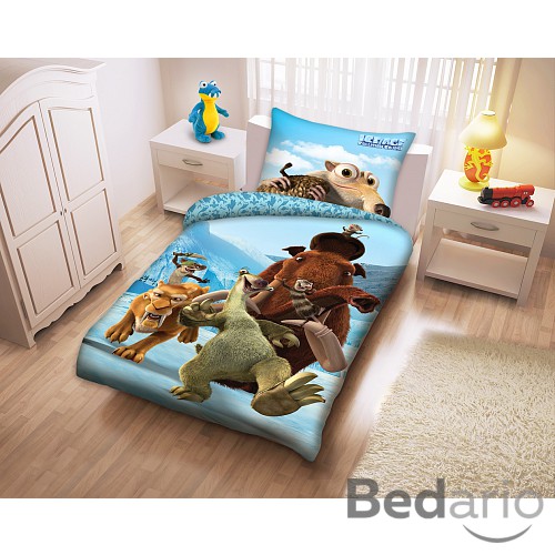 Dětské bavlněné povlečení ICE AGE 140x200+70x90