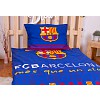 Bavlněné povlečení FC BARCELONA modrá/vínová 140x200+70x90