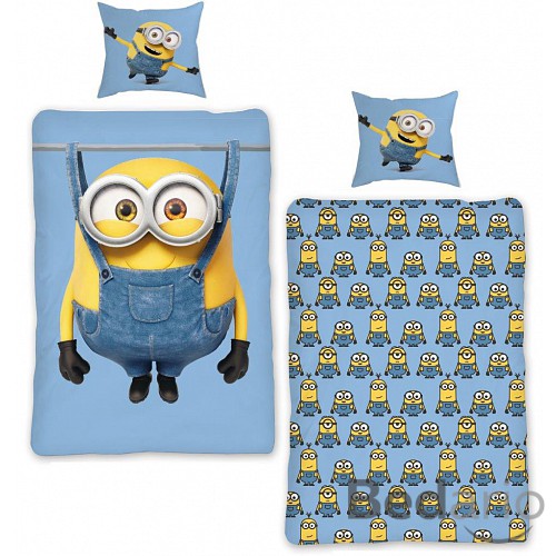 Dětské bavlněné povlečení Mimoni V. 140x200 70x90